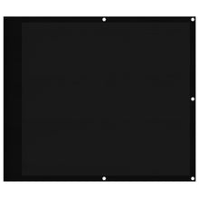 Balkonscherm 100% Oxford Polyester Zwart 90 x 700 cm