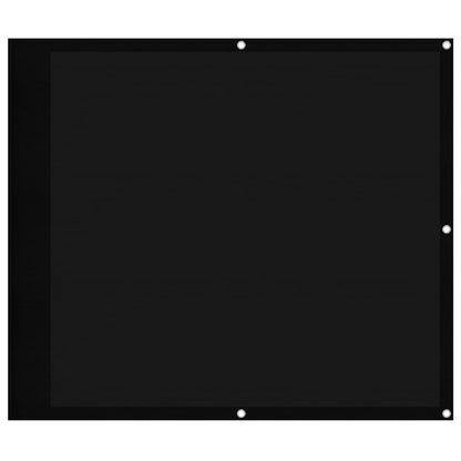 Balkonscherm 100% Oxford Polyester Zwart 90 x 700 cm