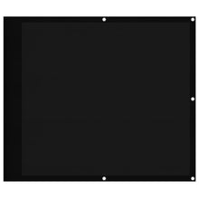 Balkonscherm 90X800 Cm 100% Polyester Oxford Zwart