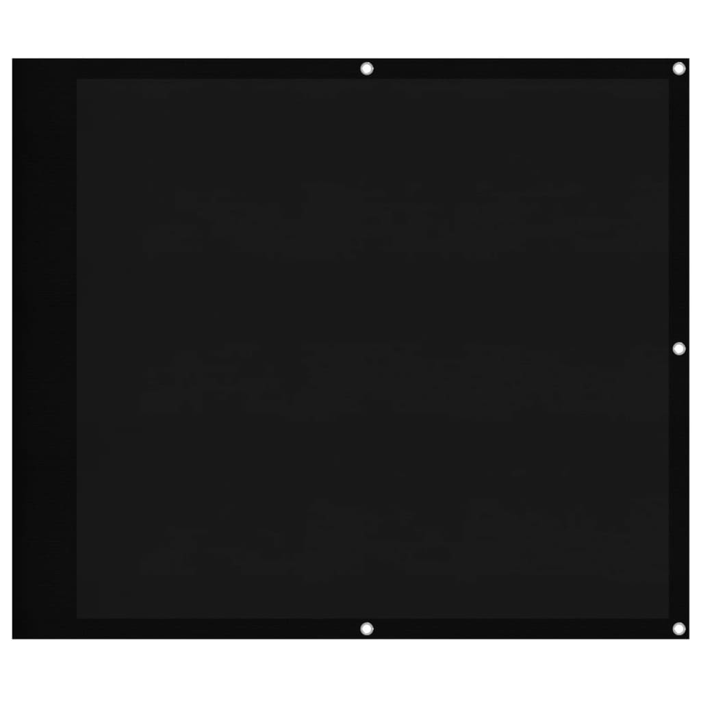 Balkonscherm 90X1000 Cm 100% Polyester Oxford Zwart