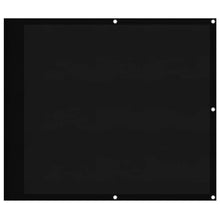Balkonscherm 90X1000 Cm 100% Polyester Oxford Zwart