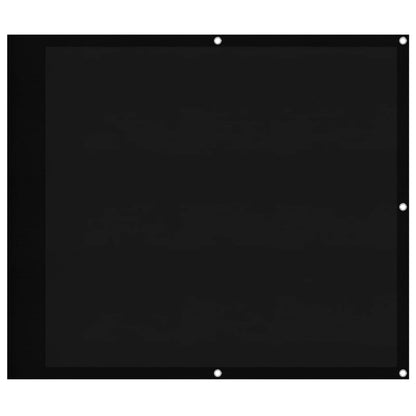 Balkonscherm 90X1000 Cm 100% Polyester Oxford Zwart