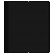 Balkonscherm 120X1000 Cm 100% Polyester Oxford Zwart