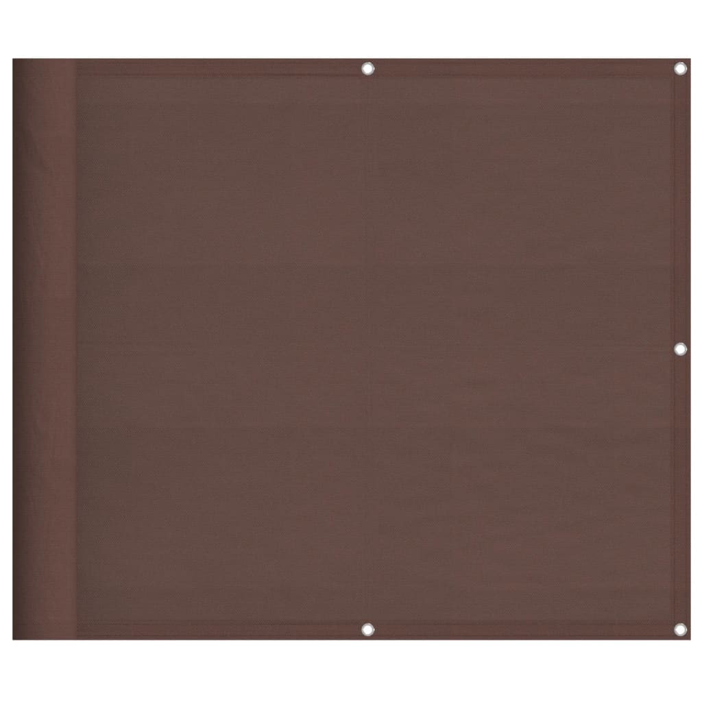 Balkonscherm 90X800 Cm 100% Polyester Oxford Bruin