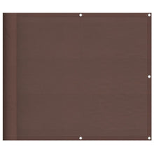 Balkonscherm 90X800 Cm 100% Polyester Oxford Bruin