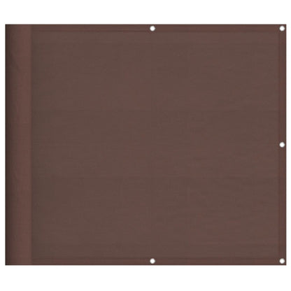 Balkonscherm 90X800 Cm 100% Polyester Oxford Bruin