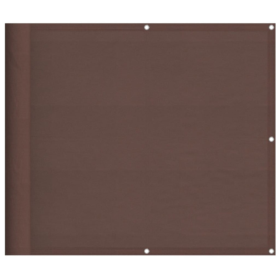 Balkonscherm 90X800 Cm 100% Polyester Oxford Bruin