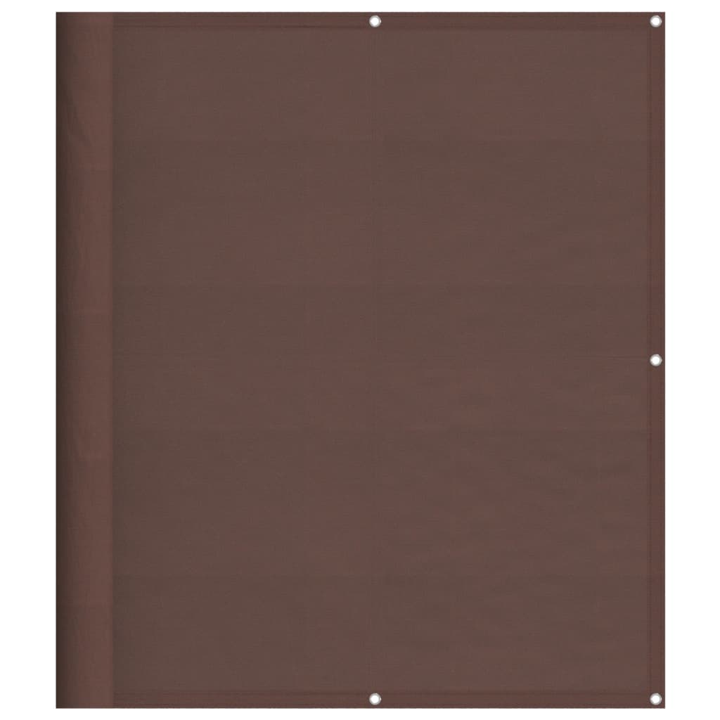 Balkonscherm 120X700 Cm 100% Polyester Oxford Bruin