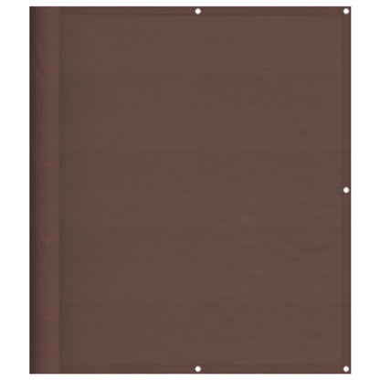Balkonscherm 120X700 Cm 100% Polyester Oxford Bruin