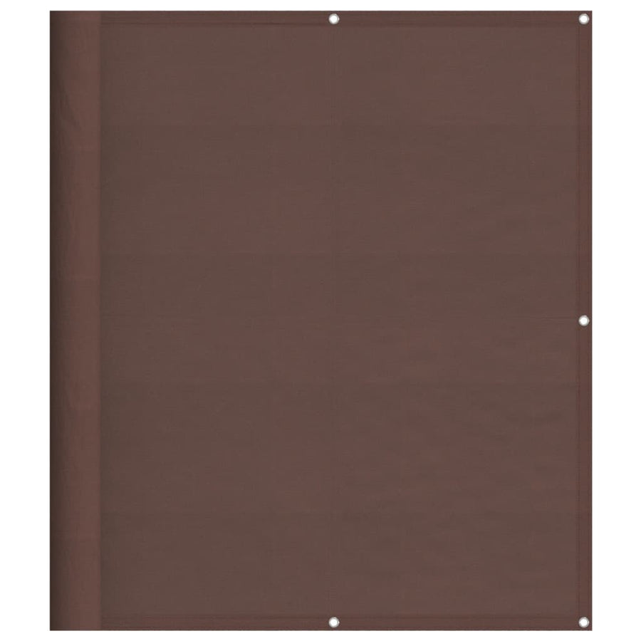 Balkonscherm 120X700 Cm 100% Polyester Oxford Bruin