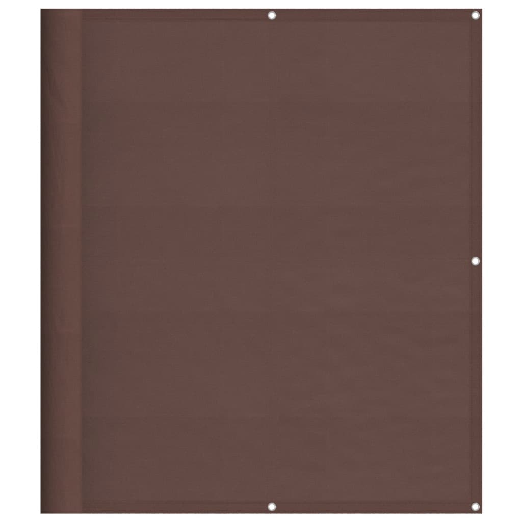 Balkonscherm 120X800 Cm 100% Polyester Oxford Bruin