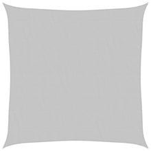 Zonnezeil 2,5x2,5 m 100% polyester oxford lichtgrijs