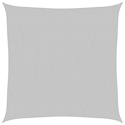 Zonnezeil 2,5x2,5 m 100% polyester oxford lichtgrijs
