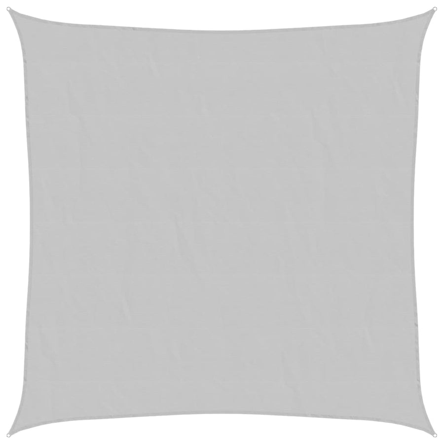 Zonnezeil 2,5x2,5 m 100% polyester oxford lichtgrijs