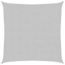 Zonnezeil 3x3 m 100% polyester oxford lichtgrijs