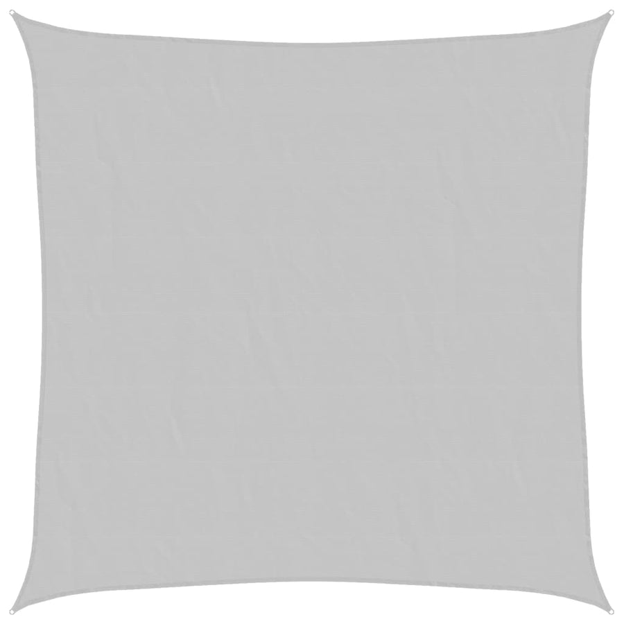 Zonnezeil 3x3 m 100% polyester oxford lichtgrijs