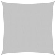 Zonnezeil 3,6x3,6 m lichtgrijs polyester