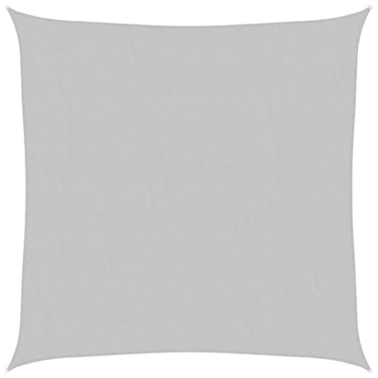 Zonnezeil 3,6x3,6 m 100% polyester oxford lichtgrijs