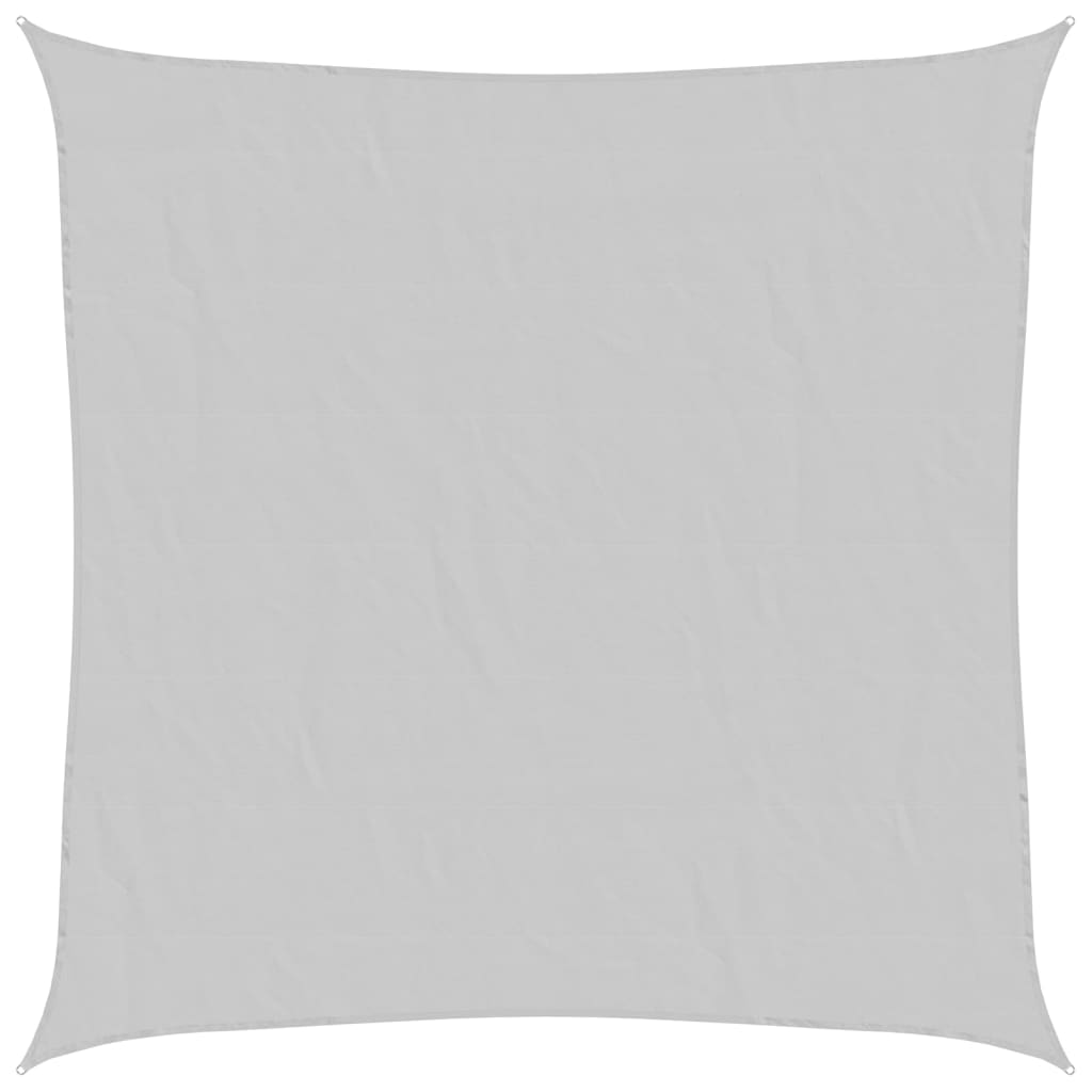 Zonnezeil 4x4 m 100% polyester oxford lichtgrijs