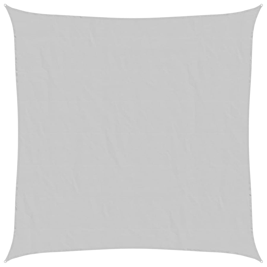 Zonnezeil 4x4 m 100% polyester oxford lichtgrijs