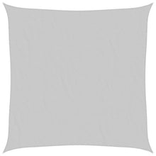 Zonnezeil 7x7 m 100% polyester oxford lichtgrijs