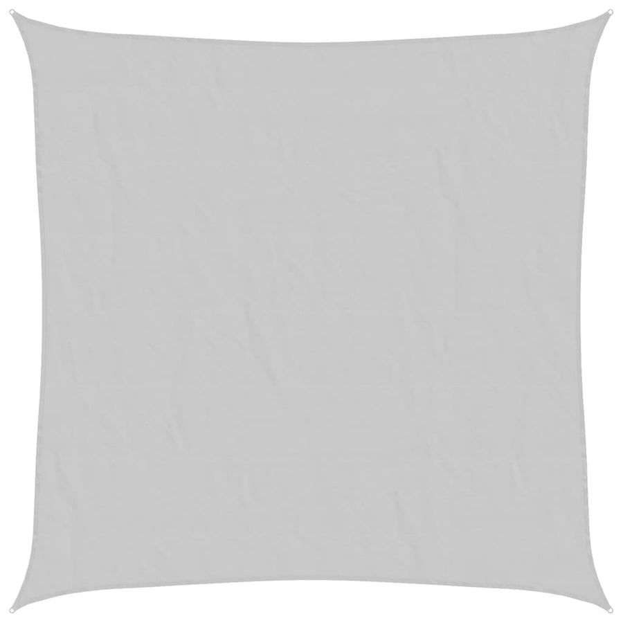 Zonnezeil 7x7 m 100% polyester oxford lichtgrijs