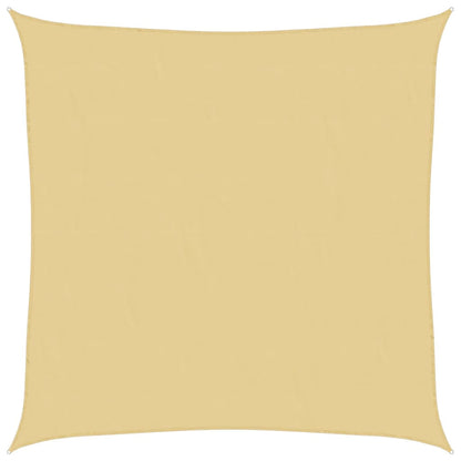 Zonnezeil 2x2 m 100% polyester oxford zandkleurig