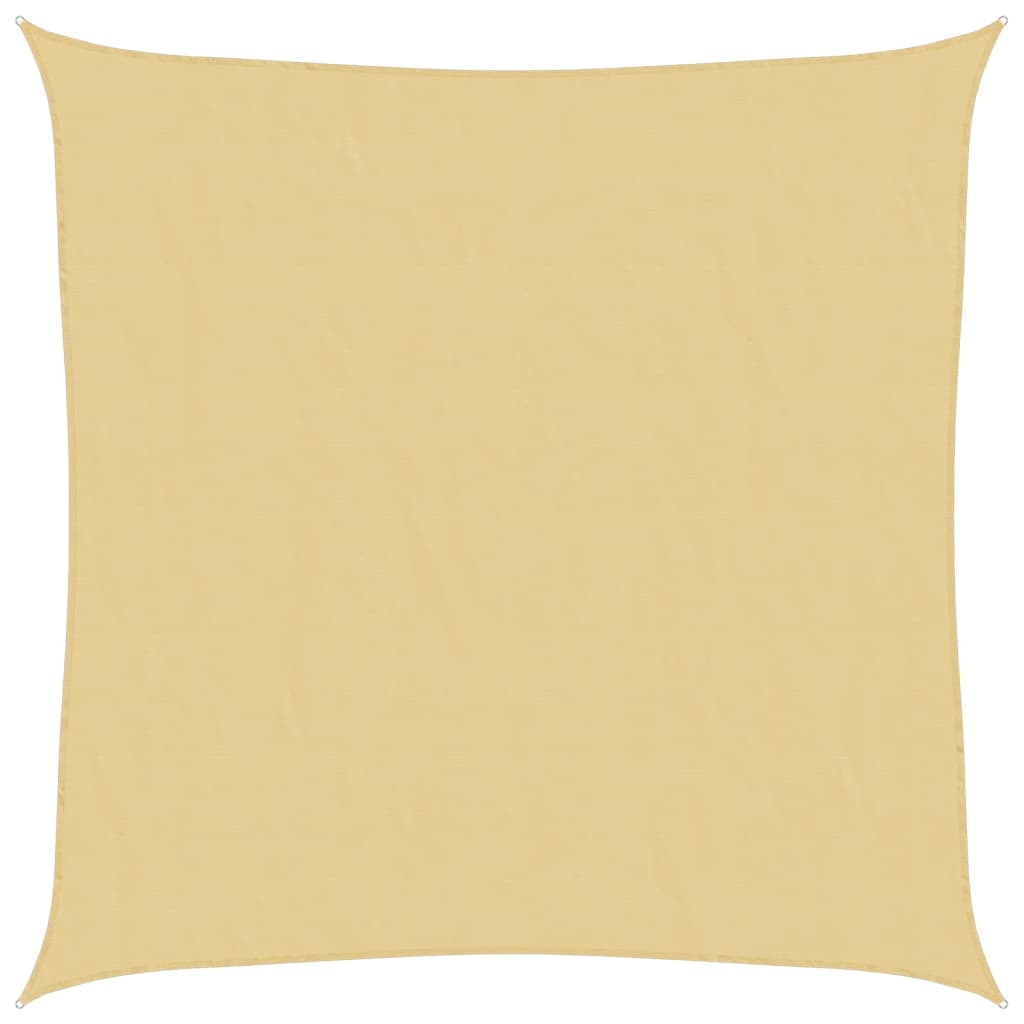 Zonnezeil 3x3 m 100% polyester oxford zandkleurig