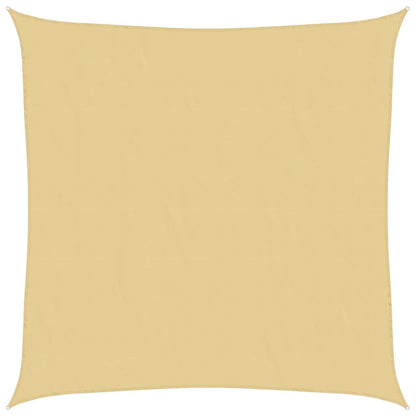 Zonnezeil 3x3 m 100% polyester oxford zandkleurig