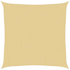 Zonnezeil 3,6x3,6 m zandkleurig polyester