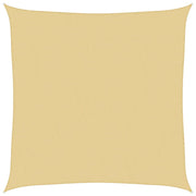 Zonnezeil 3,6x3,6 m zandkleurig polyester