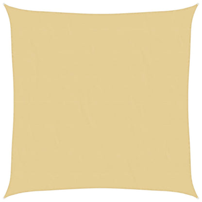 Zonnezeil 4x4 m 100% polyester oxford zandkleurig