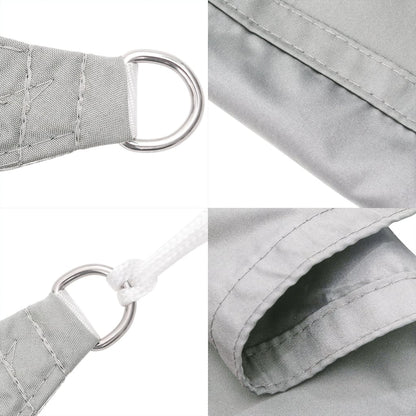 Zonnezeil 3X2 M 100% Polyester Oxford Lichtgrijs 2 x 3 m