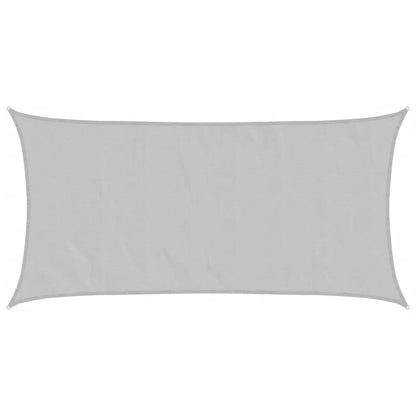 Zonnezeil 3,5x2 m 100% polyester oxford lichtgrijs