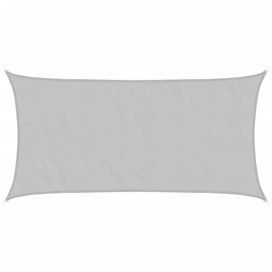 Zonnezeil 3,5x2 m 100% polyester oxford lichtgrijs