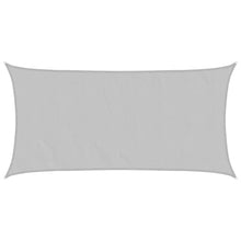 Zonnezeil 4x2 m 100% polyester oxford lichtgrijs