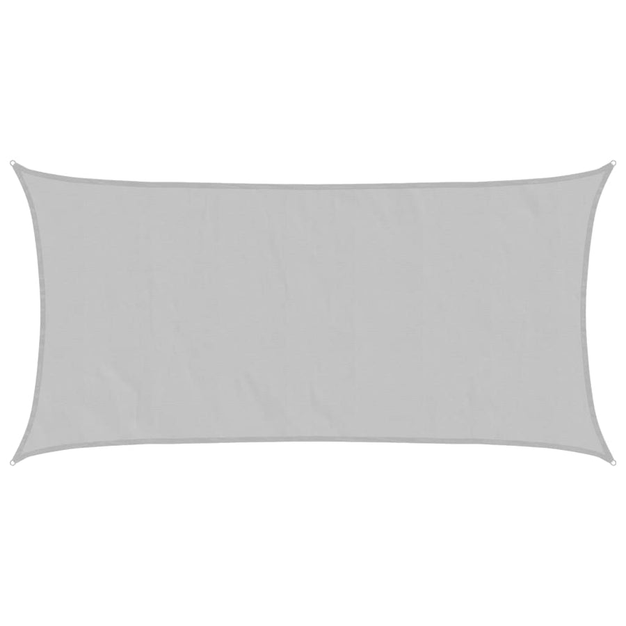 Zonnezeil 4x2 m 100% polyester oxford lichtgrijs