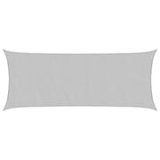 Sun shade sail 5x2 m 100% polyester oxford light grey