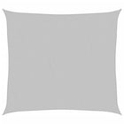 Zonnezeil 3x2.5 m lichtgrijs polyester