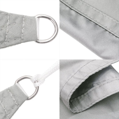 Zonnezeil 3,5X2,5 M 100% Polyester Oxford Lichtgrijs 2.5 x 3.5 m