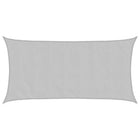 Zonnezeil 4,5x2,5 m lichtgrijs polyester