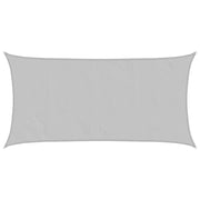 Zonnezeil 5x2,5 m lichtgrijs polyester
