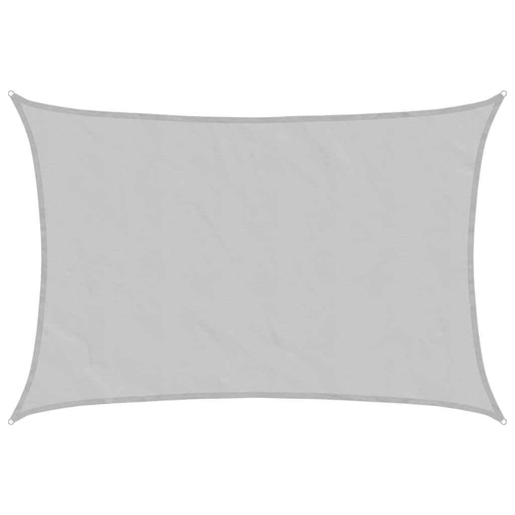 Zonnezeil 4X3 M 100% Polyester Oxford Lichtgrijs 3 x 4 m