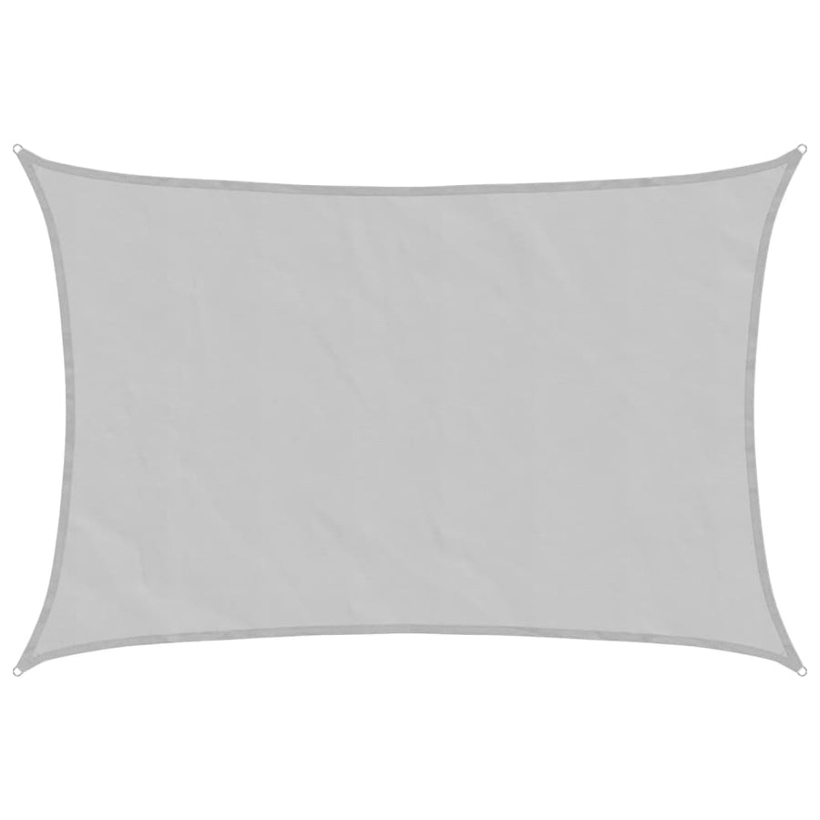 Zonnezeil 4X3 M 100% Polyester Oxford Lichtgrijs 3 x 4 m