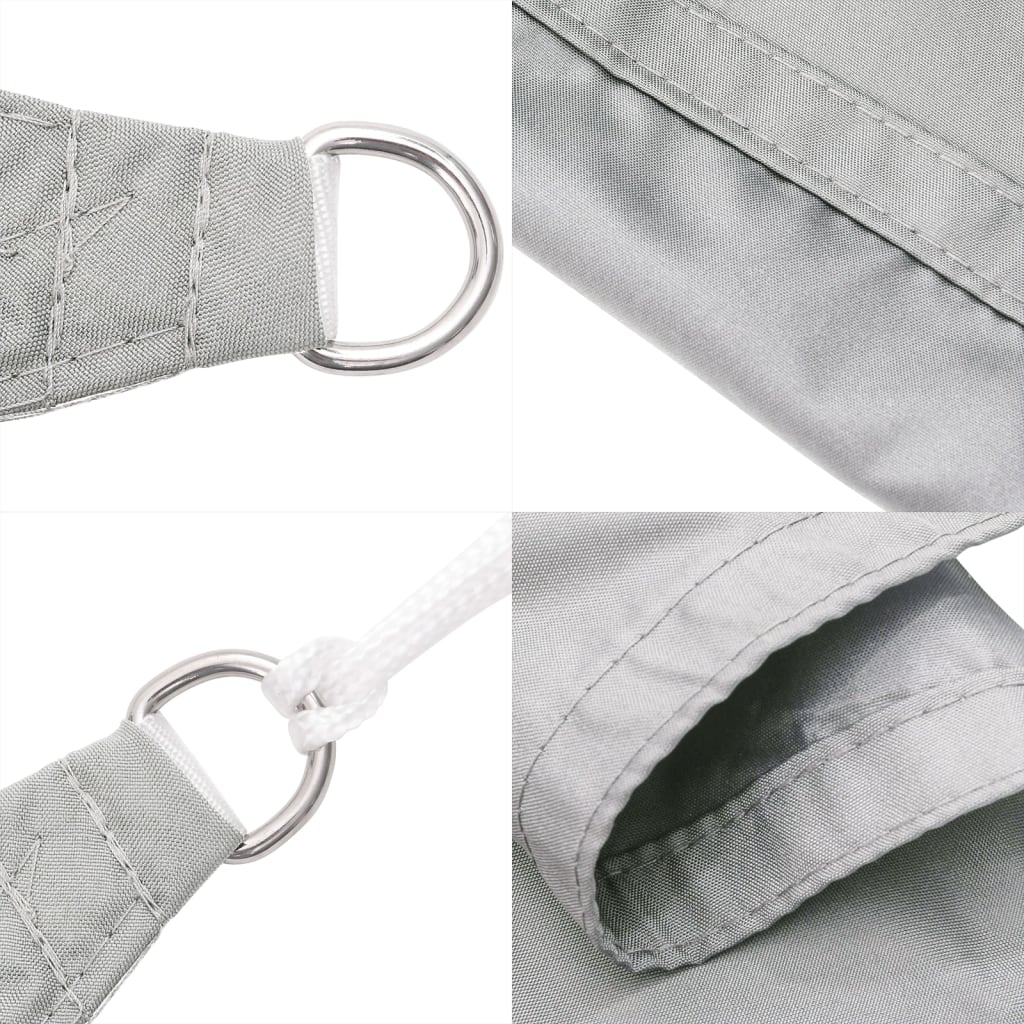 Zonnezeil 5X3 M 100% Polyester Oxford Lichtgrijs 3 x 5 m