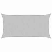 Zonnezeil 6x3 m lichtgrijs polyester