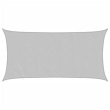 Zonnezeil 6x3 m 100% polyester oxford lichtgrijs