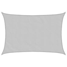 Zonnezeil 6x4 m 100% polyester oxford lichtgrijs