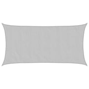 Sun shade sail 7x4 m 100% polyester oxford light grey