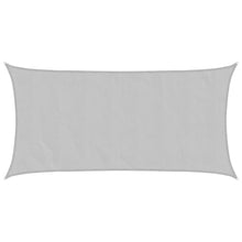 Zonnezeil 7x4 m 100% polyester oxford lichtgrijs
